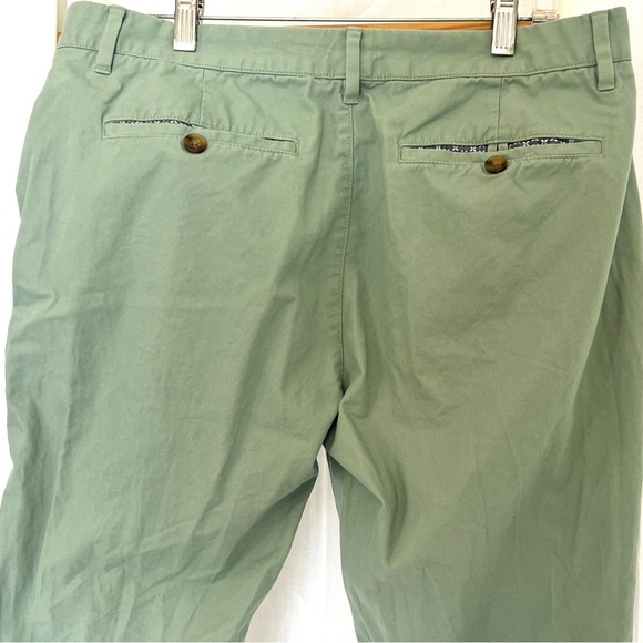 Bonobos Lightweight Chinos in tailored slim fit Light Green size 32x 28 - Picture 6 of 6